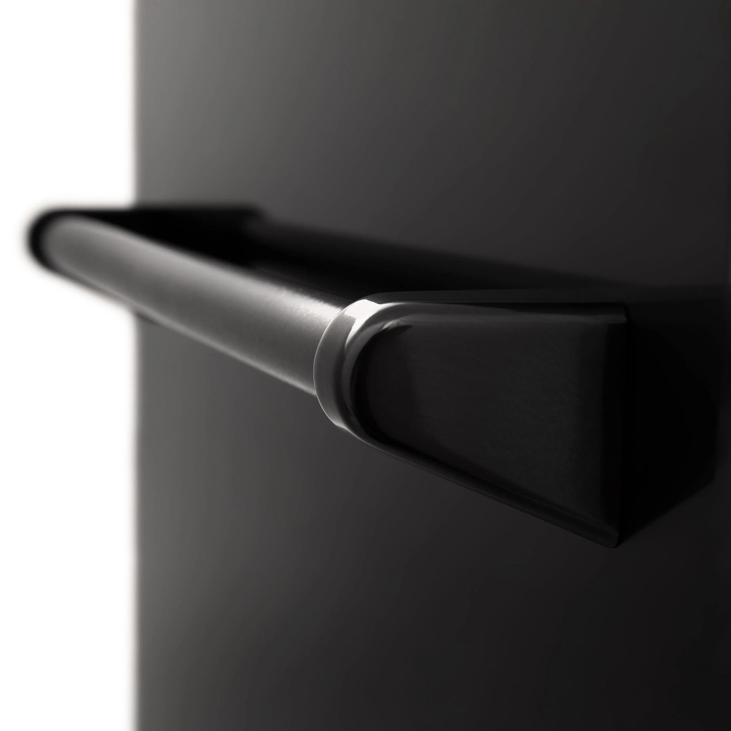 ZLINE KITCHEN AND BATH DPVBS18 ZLINE 18" Tallac Dishwasher Panel in Black in Stainless Steel with Traditional Handle (DPV-BS-18) Black in Stainless Steel - Image 6