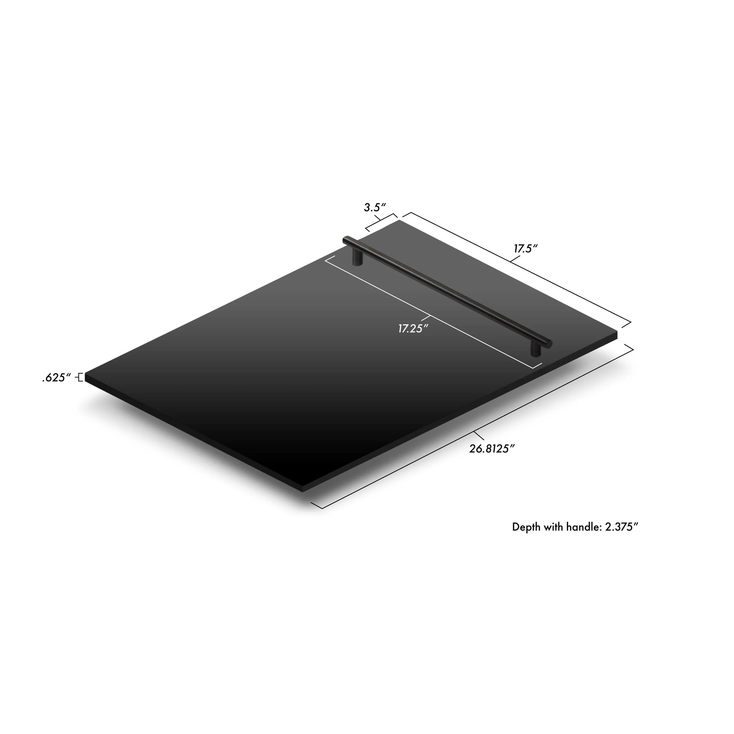 ZLINE KITCHEN AND BATH DWBSH18 ZLINE 18 in. Compact Black in Stainless Steel Top Control Built-In Dishwasher with in Stainless Steel Tub and Modern Style Handle, 52dBa (DW-BS-H-18) Black in Stainless Steel - Image 12