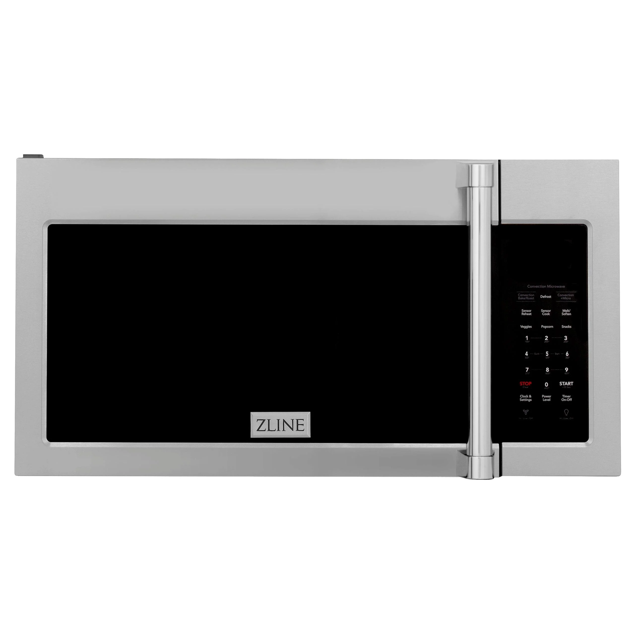 ZLINE KITCHEN AND BATH MWOOTRCFH30 ZLINE 30" 1.5 cu. ft. Over the Range Microwave in Stainless Steel with Traditional Handle and Set of 2 Charcoal Filters (MWO-OTRCFH-30) - Image 7