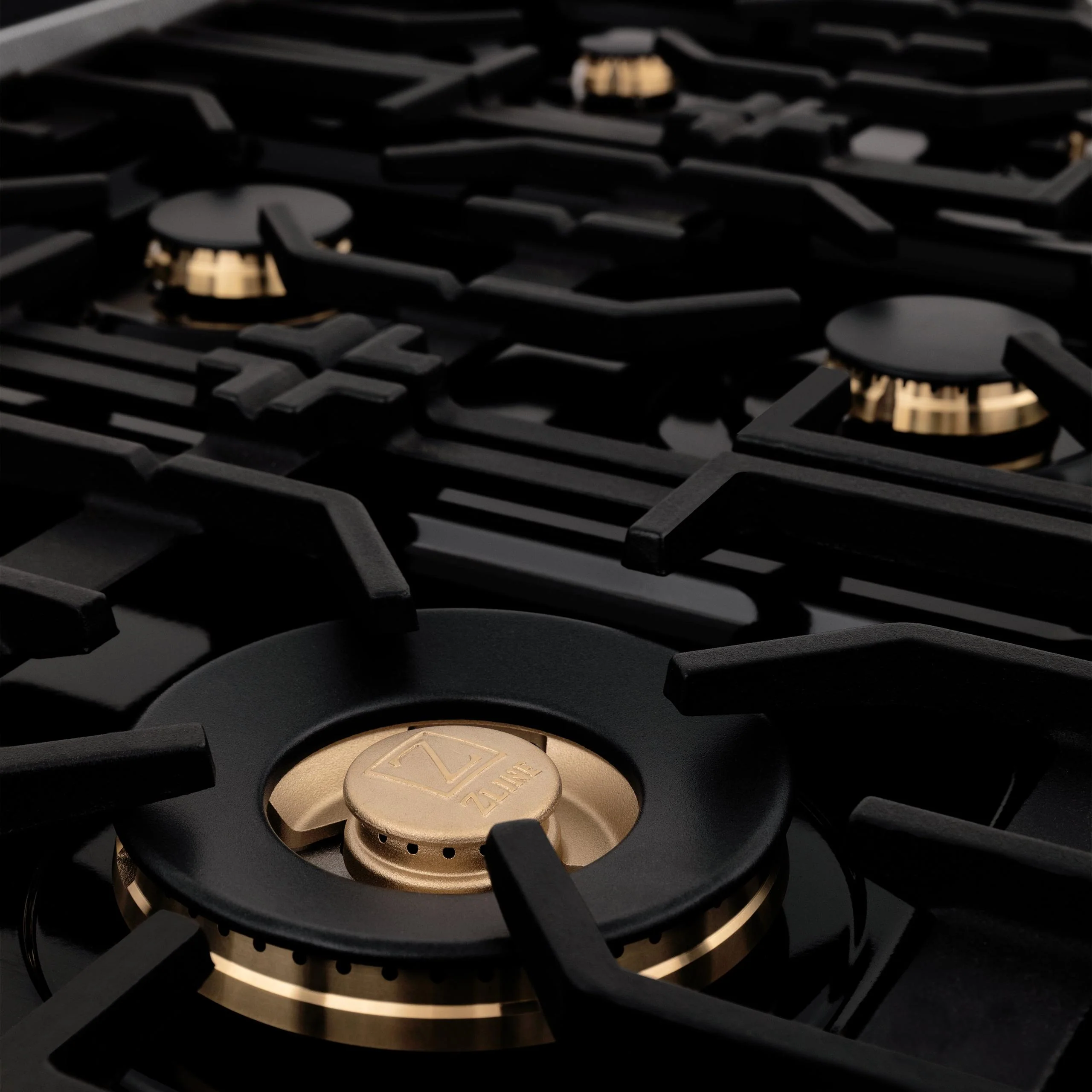 ZLINE KITCHEN AND BATH RASSNBRGR36 ZLINE 36 in. 4.6 cu. ft. Legacy Dual Fuel Range with Gas Cooktop and Electric Convection Oven in Satin in Stainless Steel with 6 Brass Burners and Griddle (RAS-SN-BR-GR-36) - Image 10