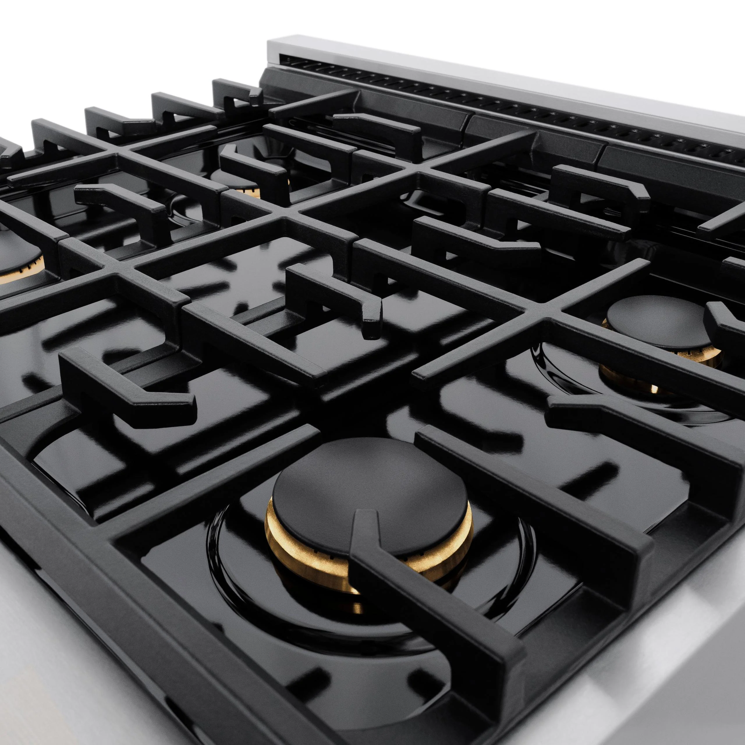 ZLINE KITCHEN AND BATH SRBRASSBR30 ZLINE Professional Range 4 Brass Burners (SR-BRASSBR-30) - Image 2