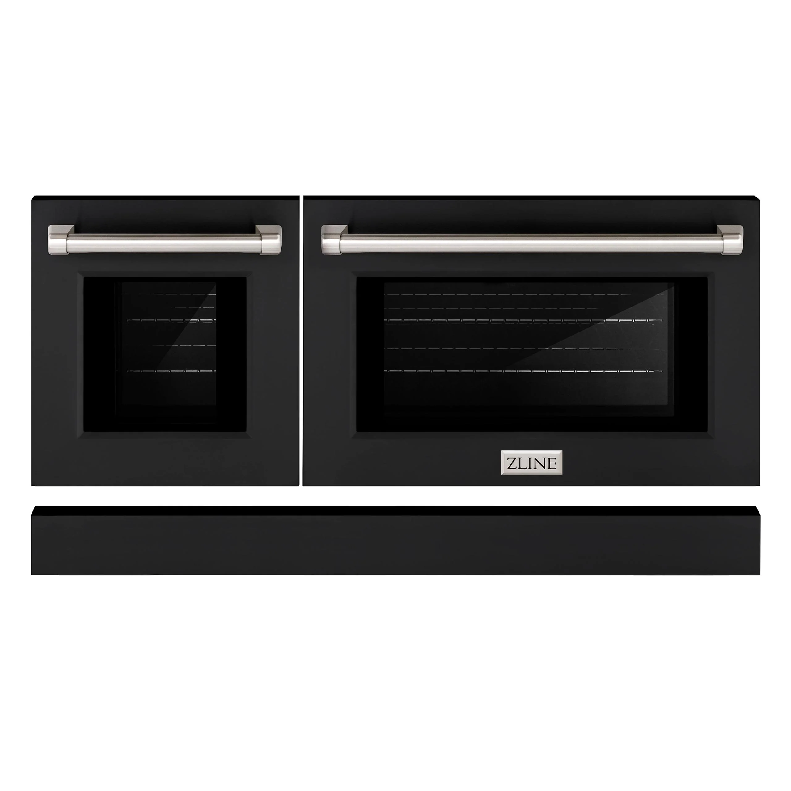 ZLINE KITCHEN AND BATH SRDRBLM48 ZLINE 48 in. Black Matte Range Doors for SGR Models (SR-DR-BLM-48)